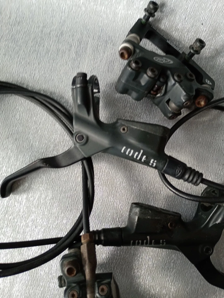 AVID CODE 5 SCHEIBENBREMSEN HYDRAULISCH VORNE UND HINTEN 203mm Disc MTB DH FREERIDE z429 - Bild 1 von 4
