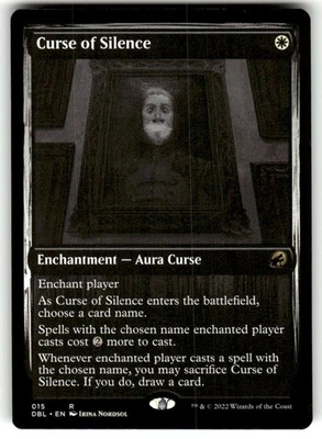 Curse of Silence Innistrad: Midnight Hunt Regular MTG Double Feature  - Image 1 of 2
