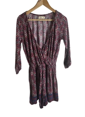 Hollister Co Women's Romper Size Medium Boho Style Festival Vibes - Image 1 of 4