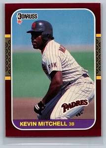 1987 Donruss Opening Day #145 Kevin Mitchell San Diego Padres Excellent - Picture 1 of 2