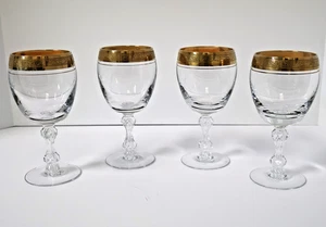 Tiffin-Franciscan Westchester 6 calici acqua 7/8" - Set di 4 | Made in USA - Foto 1 di 6