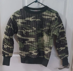 Camicia manica lunga mimetica vintage rara sport Afield taglia media calda - Foto 1 di 3