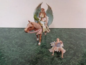 2006 Schleich Elfen Bayala Elf Fairy Surah Figure w/ Horse Bird + Oleana Figure - Picture 1 of 14