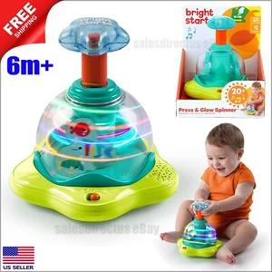 Educational Musical Toys for Baby Boy Girl 6m 1 2 year Olds Press & Glow Spinner - Picture 1 of 10