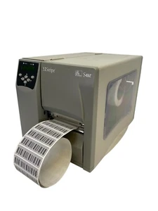 Zebra Stripe S4M Thermal Transfer Label Printer Ethernet USB Serial (Working) - Picture 1 of 16