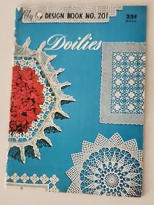 Vintage Lily -Crochet - Doilies -  Design Book No. 201 - Image 1 of 4
