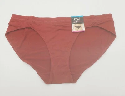 Bali One Smooth U Bikini Panty 2XL/9 Color Red DFMMBK Smoothing Brief New - Image 1 of 4