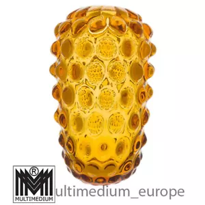 Murano "LENTI" Szklany wazon dla lalek Ercole Barovier & Toso Farby miodowe Wysokość 18cm - Zdjęcie 1 z 6