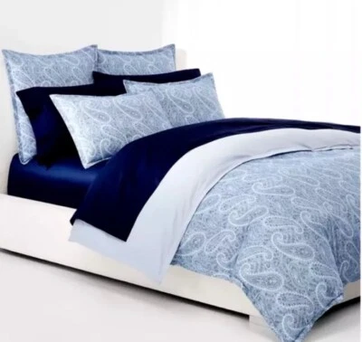 Ralph Lauren Flannel Bantry Paisley Full/Queen Comforter & Shams Set 3Pc - Image 1 of 4