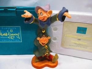 WDCC Snow White and the Seven Dwarfs "Dancing Partners" Dopey Sneezy Figurine - Picture 1 of 15