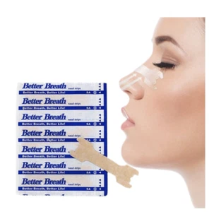 100 - 1000 PCS Strisce Nasali Gesso Naso per Sollievo Russare e Respirare Migliore USA - Foto 1 di 11