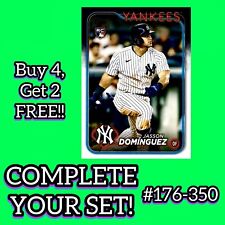 2024 Topps Series 1 Baseball COMPLETE YOUR SET - U Pick (176-350) Buy4Get2FREE🔥