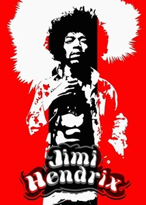 NEW Jimi Hendrix Music Wall Art Poster Print Canvas Songs Wall Art for Home - Picture 1 of 3