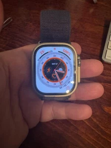 Apple Watch Ultra 2 49 mm titane - boucle alpine bleue MRET3VC/A - Photo 1 sur 3