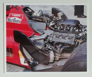 Clipping Ritaglio Illustrazione FERRARI F1-87/88C Particolare del V6 Turbo - Imagen 1 de 1