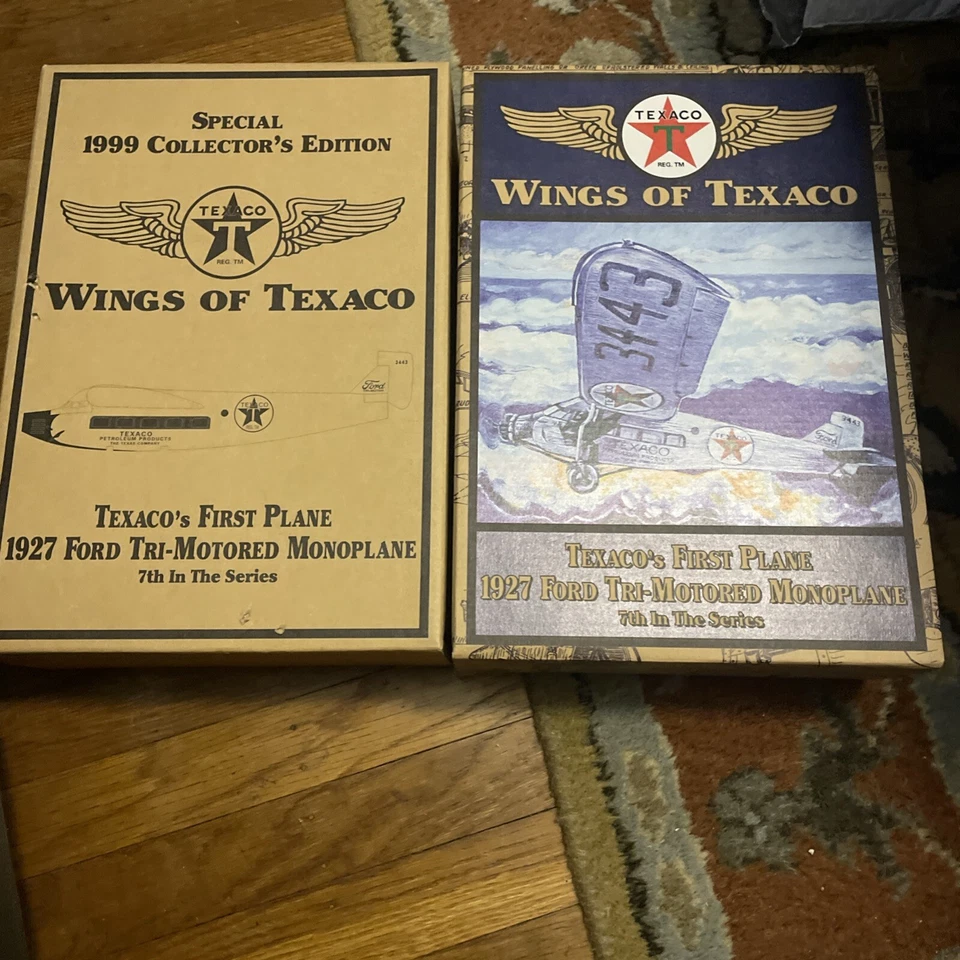 Ertl Approx 30cm Wingspan 36910GC - Texaco 1927 Ford Tri-Motored Monoplane