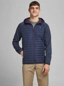 Jack & Jones Mens Multi Quilted Light Jacket - Picture 1 of 23