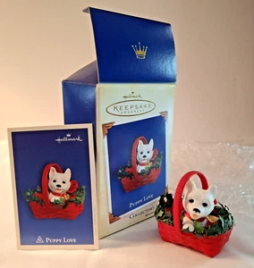 MIB 2005 Hallmark Andenken Ornament 15. in Serie PUPPY LOVE QX2312 - Bild 1 von 9