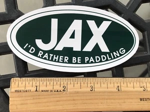 Jax Sporting Goods Sticker Store Colorado Outdoor Decal Paddling Paddle Board FL - Picture 1 of 1