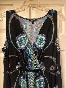 Elementz Maxi Kleid mehrfarbig ärmellos, Größe L, Top Zustand!!! - Bild 1 von 3