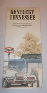 Texaco Öl Kentucky Tennessee Karte 1971 - Bild 1 von 4