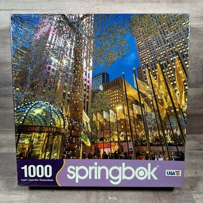 Springbok Rockefeller Center 1000-Piece Jigsaw Puzzle NEW - Image 1 of 4