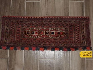 14" x 36" Antique Tekke Turkoman Wool Yamud Chuval - Picture 1 of 6