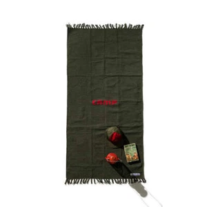 HANDLOOMED RECYCLE YARN CAMP RUG - Picture 1 of 12