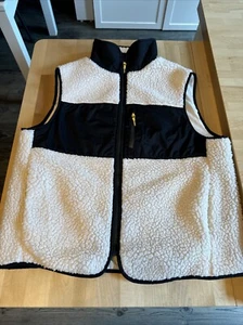Lammfell Imitat Weste Von H&M In S Mit Taschen Und Kragen Beige - Bild 1 von 5
