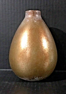 Studio Decor Sophie Table Decor Brown/Gold Vase 6.5” X 5” New - Picture 1 of 3