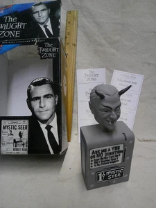 Twilight Zone Mystic seer in box bobble head black / white version used once - Picture 1 of 5