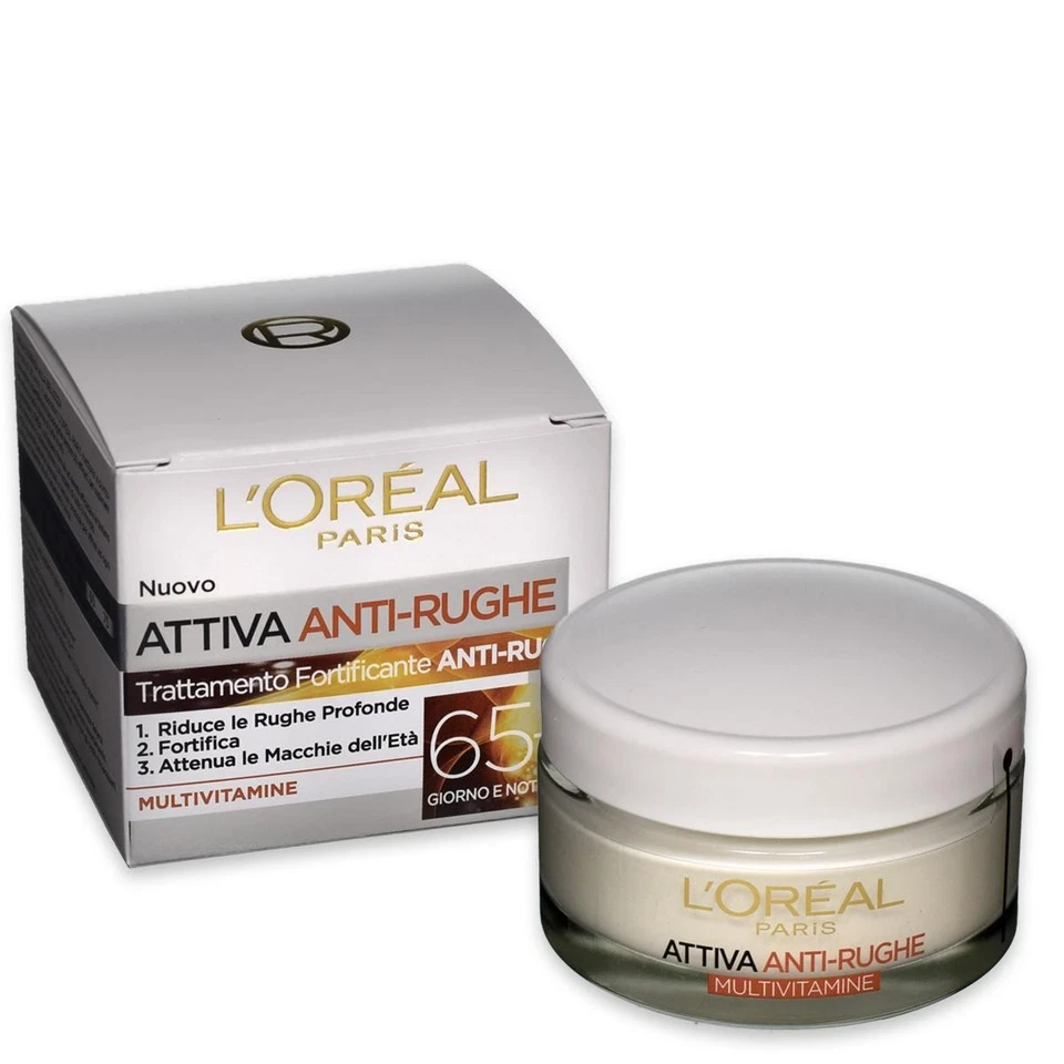 Crème Visage Anti-rides Hydratante Femme Lifting Anti-âge L'Oreal Actif 65+50 - Photo 1/1