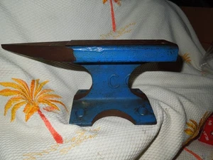 Vintage Railroad Track Custom Made Blacksmith Anvil 8 lbs 13.5 ozs ~ 9.75” - Picture 1 of 16