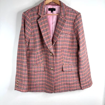 Blazer Shetland clásico de Talbots en cuadros multicolor Foto 1 de 4