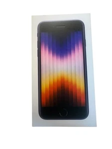 New/Sealed - Verizon Apple iPhone SE3, 64GB, MidNight- Prepaid Smartphone 🔒 - Picture 1 of 4