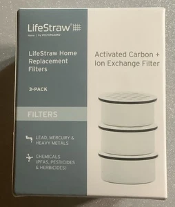 Confezione da 3 filtri di ricambio originali LifeStraw Home - Foto 1 di 10