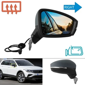 Außenspiegel mit Blinkleuchte rechts für VW Tiguan AD1, AX1 2016-2023 Grundiert - Bild 1 von 12