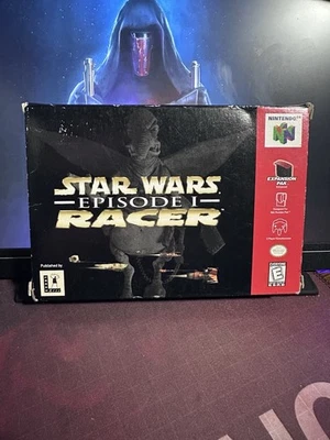 Nintendo 64 Star Wars Episodio 1 Racer Caja Original Manual Folletos N64 1999 Foto 1 de 4