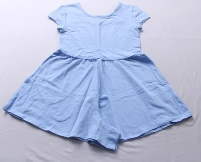 Gap Girl's Short Cap Sleeve Scoop Neck Easy Romper CA4 Wind Blue Medium (8) NWT - Image 1 of 3