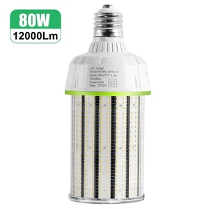300W Equivalent LED Corn Light Bulb 80W Outdoor Indoor Garage Backyard Lighting - Picture 1 of 12