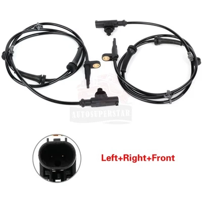2 pcs Front Driver & Passenger ABS Sensor For Nissan Tiida Versa 2007-2014 - Image 1 of 4