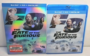 The Fate of the Furious (Blu-ray + DVD, 2017, Slipcover) Kurt Russell, Ludacris - Picture 1 of 6