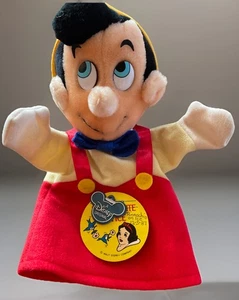 VTG DISNEY WORLD ON ICE PINOCCHIO Hand Puppet NEW Plush 1987 - Picture 1 of 8