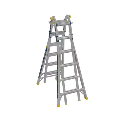 5 in 1 Multi Position Pro 26 Ft. Reach Aluminum Adjustable Multi Position Ladder - Image 1 of 4