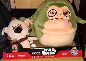 Funko Star Wars Jabba el Hutt y Salacious Crumb Juego de Peluche 2017 Nuevo - Imagen 1 de 1