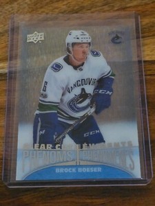 2018-19 Upper Deck Tim Hortons Clear Cut Phenoms # CC14 Brock Boeser Canucks WOW