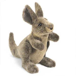 NEW PLUSH SOFT TOY Folkmanis 3170 Small Kangaroo Hand Puppet - Picture 1 of 2