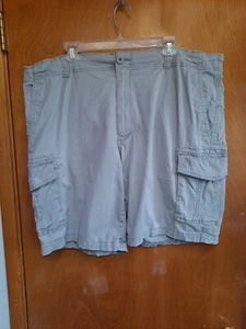 Cargo Size 42 Men Shorts Light Gray Many Pockets Comfortable - Picture 1 of 5