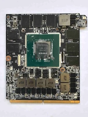 NVIDIA GeForce GTX 1080 8GB GDDR6 MSI GT83 VIDEO CARD MS-1W1B1 N17E-G3-A1 - Image 1 of 3