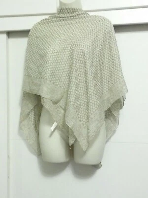 Bufanda envolvente chal marrón doblado 46"x46" luz de verano transparente para mujer Foto 1 de 4